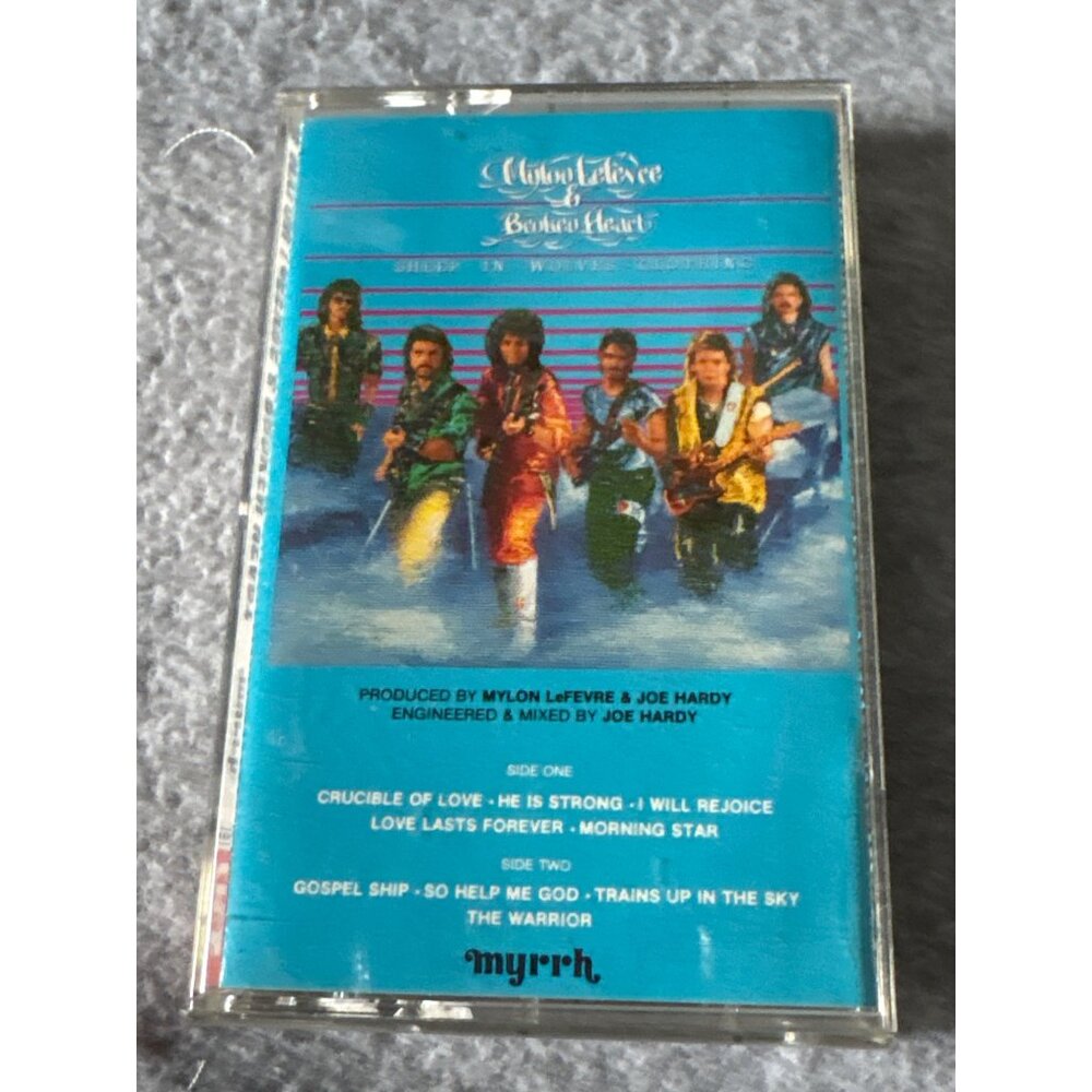 Mylon Lefevre & Broken Heart Sheep In Wolves Clothing Cassette Tape 1985 Myrrh R